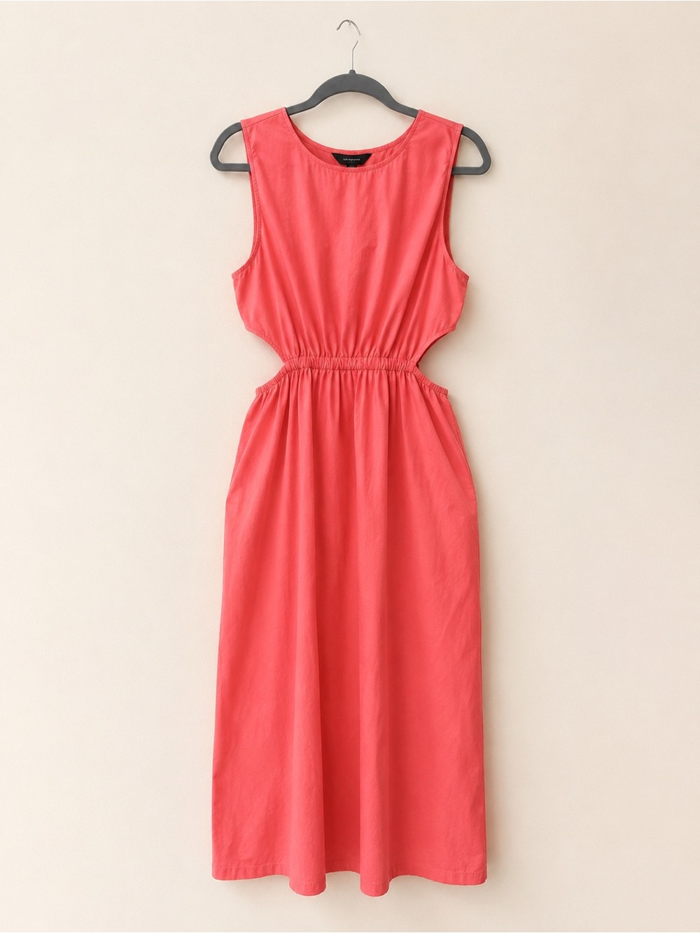 Rails Coral Cutout Midi Dress
